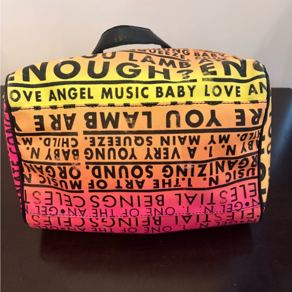 L.A.M.B. by Gwen Stefani neon satchel - Picture 5 of 5